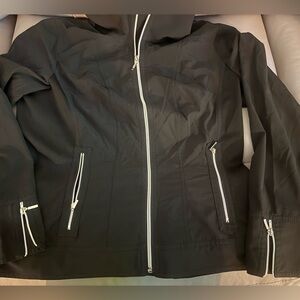 ZENERGY Black light Jacket with silver Zippers